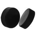 thumbnail image 3 of FESTFENDS 2Pcs Lightweight Black Ice Hockey Pucks with Low Friction Glide for Smooth Surface Practice, 3 of 8