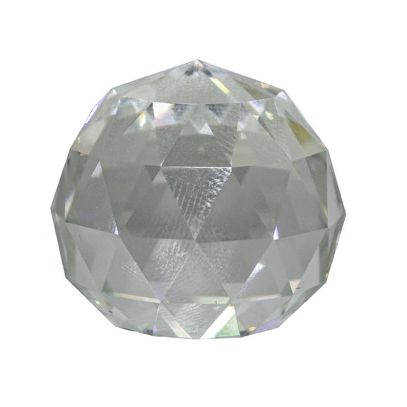 Swarovski Paperweight: 7404030087 Round CAL | Faceted Crystal