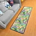 thumbnail image 3 of SKYSONIC 2X6 Feet Watercolor Cactus Flower Runner Rug with Rubber Backing, Non Slip Entryway Rug Runner Washable Soft Area Rug Carpet for Hallway Bedroom Kitchen Decor, 3 of 6