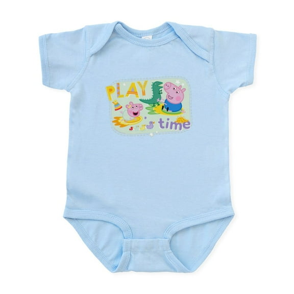 CafePress - Peppa Pig: Play Time - Baby Light Bodysuit, Size Newborn - 24 Months