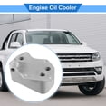thumbnail image 2 of Enfriador de aceite de motor Unique Bargains compatible con Volkswagen Beetle Golf Jetta Passat Rabbit tono plateado de aleación de aluminio, 2 of 6