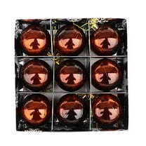 Luoshdecor Christmas Balls Ornaments,9Pcs Smooth Shatterproof Christmas Ball Tree Ornaments for Xmas Tree Hanging, Holiday Wedding Party Gift Box