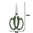 thumbnail image 3 of Garden Flower Scissors, Stainless Steel Floral Shears, Strong Pruner For Flowers, Branches--green, 3 of 5