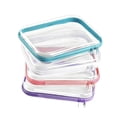 thumbnail image 3 of 4 bolsas de maquillaje transparentes, organizadoras de maquillaje, portátiles y compactas, para mujer, para coche, aeropuerto o aerolínea., 3 of 10