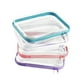 thumbnail image 3 of 4 bolsas de maquillaje transparentes, neceser compacto y pequeño, organizador de maquillaje, neceser para mujer, para viajes y aeropuerto., 3 of 8