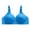 Blue1, variant on Fewfanhot Women'S Solid Color No Steel Ring Push Up Breathable Underwear Soft Everyday Daily Bras