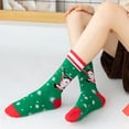 thumbnail image 3 of ELF 4 Pairs Christmas Cute Socks Gift Box Cartoon Snowman Santa Socks Fall Winter Casual Mid-Calf Socks for Women and Men, 3 of 6