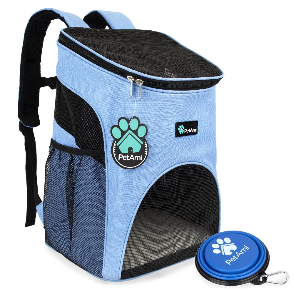 PetAmi Premium Pet Carrier Backpack, Light Blue