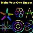 thumbnail image 6 of GIFTEXPRESS Glow Sticks 600 Pack - 8" Assorted Neon Color Glow In The Dark Glowsticks - Bulk Light Up Party Favors to Make Necklaces, Bracelets & Decorations for Kids, 6 of 6