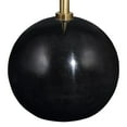 thumbnail image 4 of Uttermost Gimlet Contemporary Metal and Marble Drink Table in Black and Brass, 4 of 7