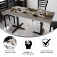 thumbnail image 4 of BizChair 30" x 60" Rectangular Table Top with White or Gray Reversible Laminate Top, 4 of 11