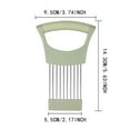 thumbnail image 3 of Oleegame 1PC Potato Fry Cutter Meat Insertion Pin 430 Stainless Steel Lemon Slicer Steak Looser Pin Onion Pin Cutting Vegetable Guard Fixer, 3 of 9