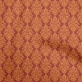 thumbnail image 1 of oneOone Cotton Poplin Red Fabric Damask Craft Projects Decor Fabric Printed By The Yard 42 Inch Wide, 1 of 5