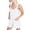 A02 White, variant on Maqroz Romper for Girls Casual Sleeveless Adjustable Strap Jumpsuit Solid Color Soft Breathable Pants Loose Trendy Summer Clothing with Pockets