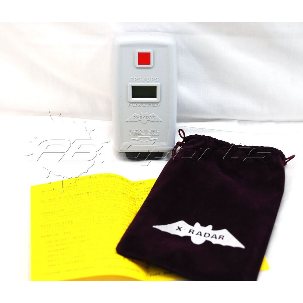 Custom Chronograph XRadar Handheld Chronograph Paintball Walmart