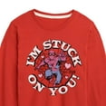 thumbnail image 3 of Marvel Spider-Man - Valentine I'm Stuck On You - Toddler And Youth Long Sleeve Graphic T-Shirt, 3 of 5