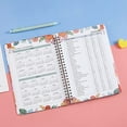 thumbnail image 3 of 186-Page Weekly Planner Notebook A5 Spiral Bound Organizer with Monthly Tabs, Goal Tracking Pages, Thick Paper for Pens, Ideal Office & Student Schedule Journal, 3 of 8