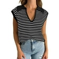 thumbnail image 2 of HNMKIU Tank Tops Women Summer Sweaters For Women V Neck Cap Sleeve Tops Sleeveless Spring Clothes, 2 of 4