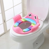 NICEXMAS Potty Seat Toilet Training Seat PP Pink for Toddlers Bathroom Use 1Pack