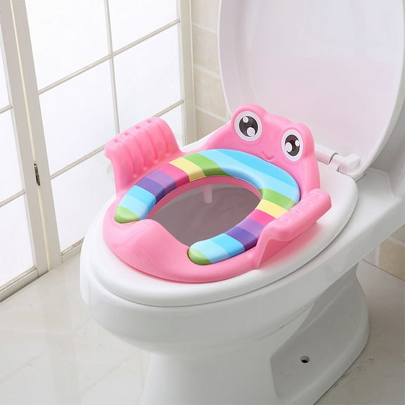 NICEXMAS Potty Seat Toilet Training Seat PP Pink for Toddlers Bathroom Use 1Pack