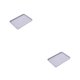 thumbnail image 3 of Moyic Bandeja rectangular de plástico multifuncional para diversos usos Bandeja de té rectangular de plástico Bandejas de cocina pequeñas pequeño gris 2Conjunto, 3 of 6