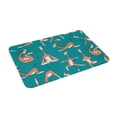 thumbnail image 5 of Salouo Giraffes Doing Various Yoga Pattern Outdoor Indoor Sturdy Doormats 16’’×24’’, Anti Fatigue Soft Flannel Thick Door Mat,Non-Slip Rectangle Rug Cushion, 5 of 7