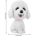thumbnail image 5 of Decoración para perros, simulación de cabeza temblorosa, decoración para perros, juguete con cabeza de Bobble, adorno para el interior del salpicadero del coche, figuras colecciona, 5 of 5