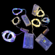 thumbnail image 4 of Cadena de luces decorativas con lámpara de alambre de cobre, luces de cadena con tapón cálido, luces intermitentes de alambre de cobre, 4 of 5