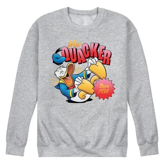 Disney - Wise Quacker - Men's Crew Neck Fleece Pullover