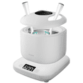 thumbnail image 4 of Limpiador Ultrasónico: Limpiador de Joyas Ultrasónico de 45 Khz para Dentaduras Postizas, Limpiador de Cepillos, Limpiador de Anillos, 4 Modos de Limpieza, Bajo Nivel de Ruido, Blanco, 4 of 8