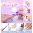 thumbnail image 6 of Perfect Summer Nail Tips and Glue Gel Kit, 504Pcs Coffin False Nail Tips, 3 in 1 Nail Glue Gel, UV Nail Lamp, Gel Nail Extension Kit, Acrylic Nail Kit, 6 of 8