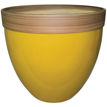 Southern Patio Hdr 019329 Devyn Planter Lemon Walmart Com