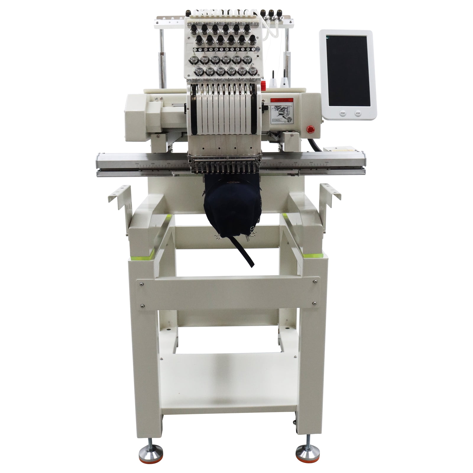 Commercial Automatic Embroidery Machine Single Head 12 Needle Embroidery Machine with Touch Screen
