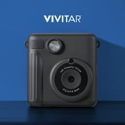 Vivitar InstaPrint Digital Camera, 12MP, 4 Games, 2 Rolls of Paper, Instantly Prints 2 X 3 Pictures -Grey