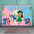 thumbnail image 2 of Suministros de fiesta de cumpleaños de Lilo Stitch, plato de papel desechable, pancarta, fondo de globo para niños, decoración de fiesta de cumpleaños, Baby Shower, 2 of 3