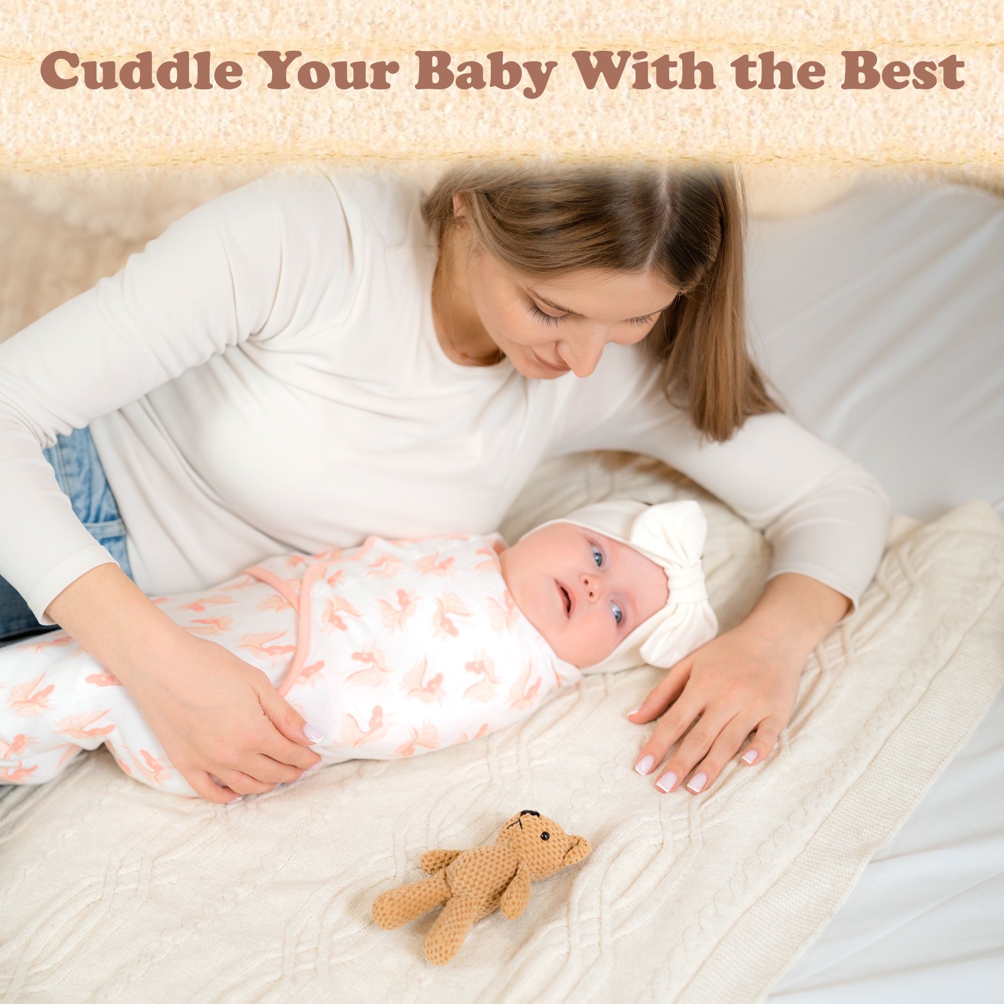 Bublo Baby Swaddles for Newborns 0–3 Months, Organic Cotton Baby Swaddle Blanket, Infant Swaddle Sack, Baby Swaddles 0–3 Months, Newborn Sleep Sacks, Baby Blanket Sleep Sack for Baby Boys & Girls