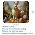 thumbnail image 5 of Easter Printed Square Mouse Pad Desk Mat, Non-Slip Rubber Bottom Gaming Mouse Mat for Office, 8.3x9.8 Inch, 5 of 6