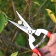 thumbnail image 4 of JM 2 Tijeras de podar de jardín Tijeras de jardín de mano profesional Cuchillas rectas Tijeras de jardinería para recoger frutas Flores Verduras Bonsai Plantas Tijeras de cosecha ER, 4 of 5