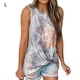 thumbnail image 1 of Camiseta sin mangas Mujer Cuello redondo Top Printed Twisted Vest, Gris, L Methold AP001690-03, 1 of 5