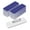 Blue, variant on All Quality Name Tag/Badge Blanks - 25 Pack - White 1" X 3", Round Corners, Pin