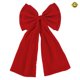 thumbnail image 2 of Corona Navidad Lazos Navideña Interior Y Exterior () Rojo, 2 of 7