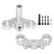 thumbnail image 5 of Metal Triple Clamp Kit RC Reemplazo de bicicletas RC Accesorios de actualización de bicicleta para 1/4 Motorcilla eléctrica Plata, 5 of 8