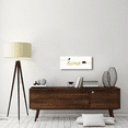 thumbnail image 2 of Global Gallery's 'Birds on Words II Gold' By Pela Stretched Canvas Wall Art, 2 of 4