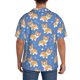 thumbnail image 3 of Fotbe Corgi Camisa Estampada de Manga Corta para Hombre, Casual de Verano, Estilo Playero, Sin Arrugas-Medium, 3 of 5