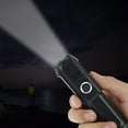 thumbnail image 4 of USB Rechargeable Flashlight Zoomable Tactical Torch Waterproof Ultra Bright Flashlight LED Tactical Flashlight 4 Lighting Modes Emergency Searchlight Portable Spotlight, 4 of 8
