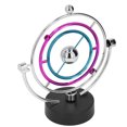 thumbnail image 3 of Electronic Perpetual Motion Toy, 3D Electronic Revolving Balance Balls Model Ornaments Rotating Funny Gifts Stimulate Scientific Interest  For Home, 3 of 8