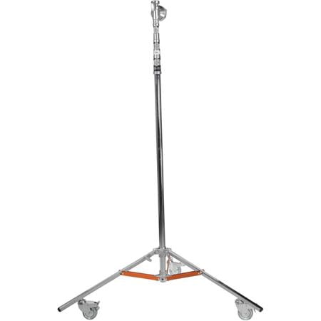 Image of Hi-Hi Overhead Roller Stand with Rocky Mountain Leg Supports 88 lbs Maximum Height 249 (20.75 ) Chrome