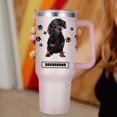 thumbnail image 2 of Dachshund Gift for Dog Owner,40oz Dachshund Tumbler with Handle Insulated Reusable Stainless Steel Travel Water Bottle (Color 1), 2 of 6