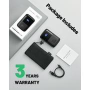 INIU Portable Charger, Smallest 22.5W 10000mAh Fast Charging Power Bank for iPhone & Samsung, Black