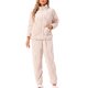 thumbnail image 1 of Conjuntos de pijama de mujer INSPIRE CHIC de franela de manga larga suave, cálido y cómodo para el invierno con bolsillos en color beige, 1 of 6